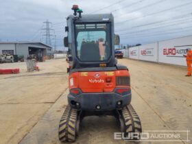 2015 Kubota U27-4 Mini Excavators For Auction: Leeds – 5th, 6th, 7th & 8th March 2025 @ 8:00am full