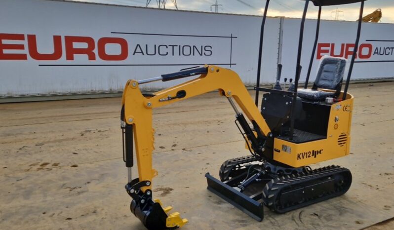 Unused 2024 JPC KV12 Micro Excavators For Auction: Leeds – 5th, 6th, 7th & 8th March 2025 @ 8:00am