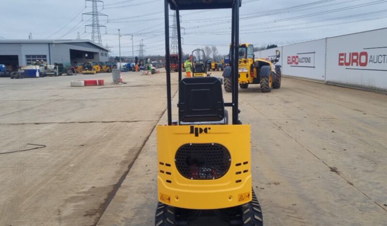 Unused 2024 JPC KV12 Micro Excavators For Auction: Leeds – 5th, 6th, 7th & 8th March 2025 @ 8:00am full