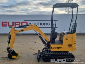 Unused 2024 JPC KV12 Micro Excavators For Auction: Leeds – 5th, 6th, 7th & 8th March 2025 @ 8:00am full