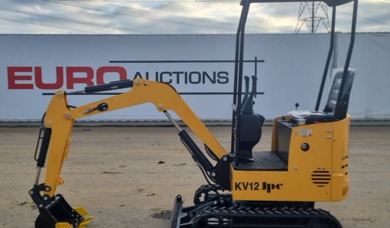 Unused 2024 JPC KV12 Micro Excavators For Auction: Leeds – 5th, 6th, 7th & 8th March 2025 @ 8:00am full