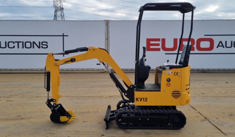 Unused 2024 JPC KV12 Micro Excavators For Auction: Leeds – 5th, 6th, 7th & 8th March 2025 @ 8:00am full