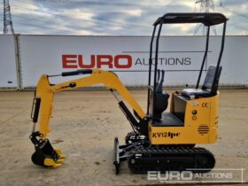 Unused 2024 JPC KV12 Micro Excavators For Auction: Leeds – 5th, 6th, 7th & 8th March 2025 @ 8:00am full