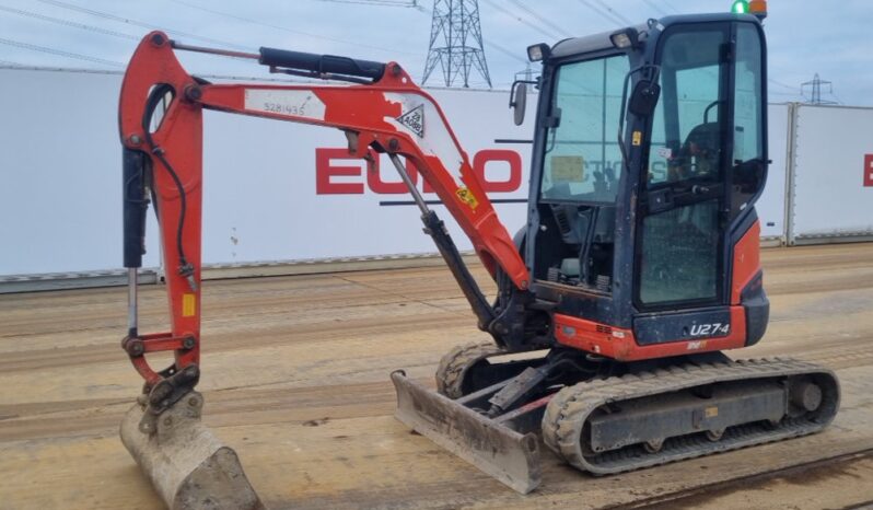 2016 Kubota U27-4 Mini Excavators For Auction: Leeds – 5th, 6th, 7th & 8th March 2025 @ 8:00am