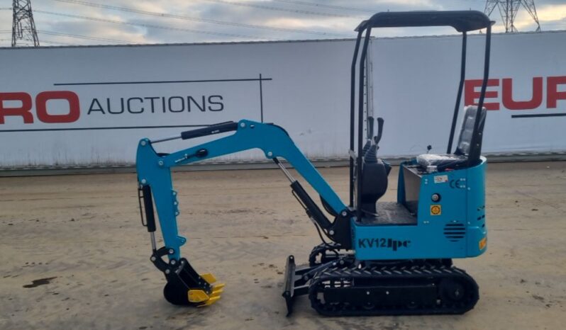 Unused 2024 JPC KV12 Micro Excavators For Auction: Leeds – 5th, 6th, 7th & 8th March 2025 @ 8:00am full