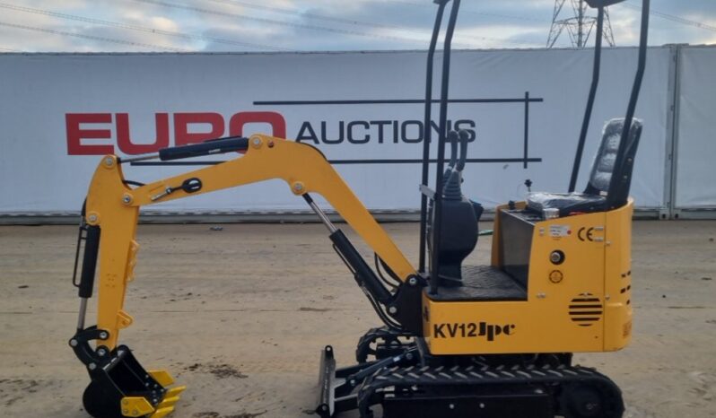 Unused 2024 JPC KV12 Micro Excavators For Auction: Leeds – 5th, 6th, 7th & 8th March 2025 @ 8:00am full