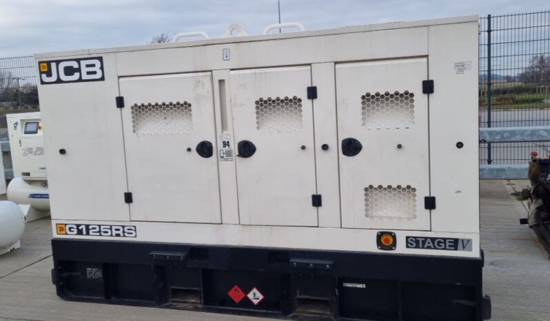 2022 JCB G125RS Generators For Auction: Leeds – 5th, 6th, 7th & 8th March 2025 @ 8:00am full