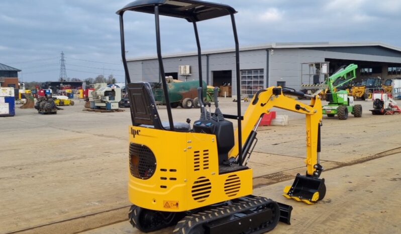 Unused 2024 JPC KV12 Micro Excavators For Auction: Leeds – 5th, 6th, 7th & 8th March 2025 @ 8:00am full