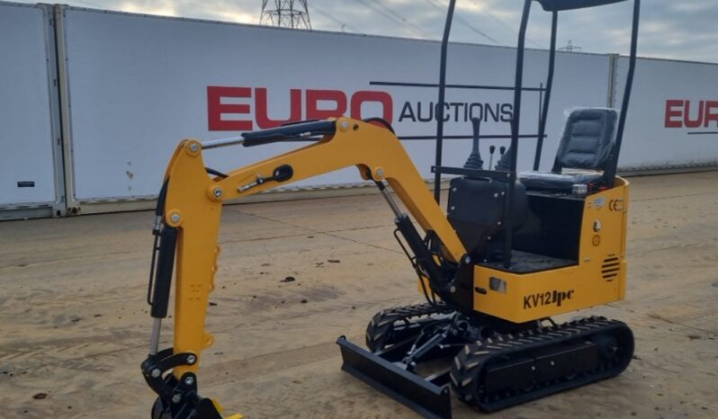 Unused 2024 JPC KV12 Micro Excavators For Auction: Leeds – 5th, 6th, 7th & 8th March 2025 @ 8:00am