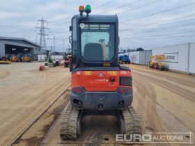 2016 Kubota U27-4 Mini Excavators For Auction: Leeds – 5th, 6th, 7th & 8th March 2025 @ 8:00am full