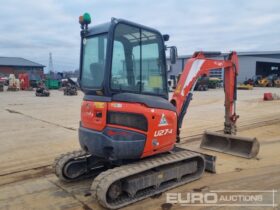 2016 Kubota U27-4 Mini Excavators For Auction: Leeds – 5th, 6th, 7th & 8th March 2025 @ 8:00am full