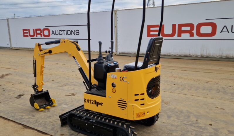 Unused 2024 JPC KV12 Micro Excavators For Auction: Leeds – 5th, 6th, 7th & 8th March 2025 @ 8:00am full