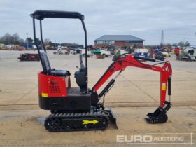 Unused 2024 JPC HT12 Micro Excavators For Auction: Leeds – 5th, 6th, 7th & 8th March 2025 @ 8:00am full