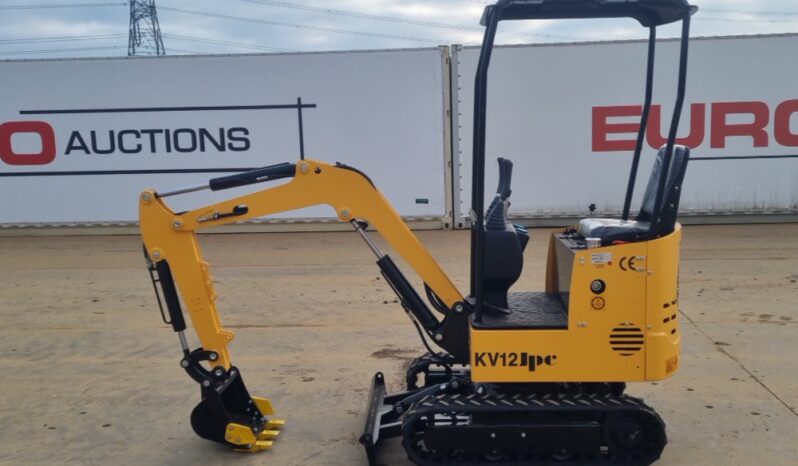 Unused 2024 JPC KV12 Micro Excavators For Auction: Leeds – 5th, 6th, 7th & 8th March 2025 @ 8:00am full