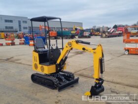 Unused 2024 JPC KV12 Micro Excavators For Auction: Leeds – 5th, 6th, 7th & 8th March 2025 @ 8:00am full