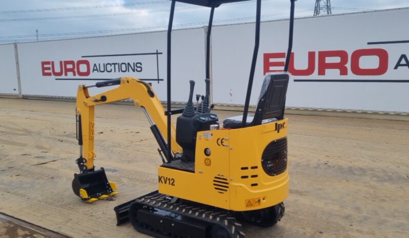 Unused 2024 JPC KV12 Micro Excavators For Auction: Leeds – 5th, 6th, 7th & 8th March 2025 @ 8:00am full