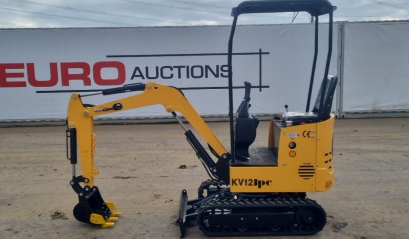 Unused 2024 JPC KV12 Micro Excavators For Auction: Leeds – 5th, 6th, 7th & 8th March 2025 @ 8:00am full