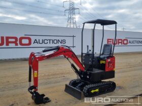 Unused 2024 JPC HT12 Micro Excavators For Auction: Leeds – 5th, 6th, 7th & 8th March 2025 @ 8:00am