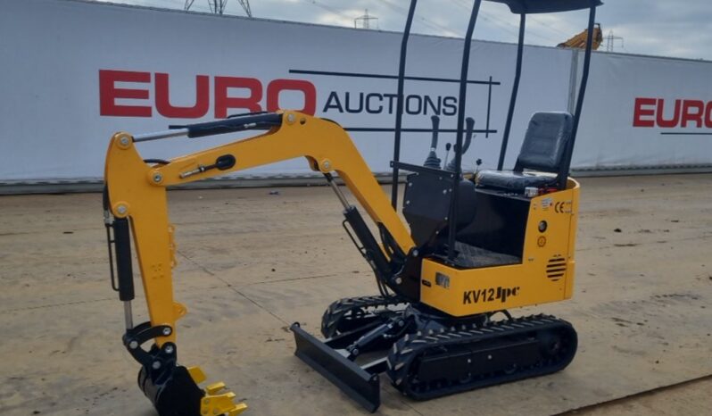 Unused 2024 JPC KV12 Micro Excavators For Auction: Leeds – 5th, 6th, 7th & 8th March 2025 @ 8:00am