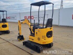 Unused 2024 JPC KV12 Micro Excavators For Auction: Leeds – 5th, 6th, 7th & 8th March 2025 @ 8:00am full