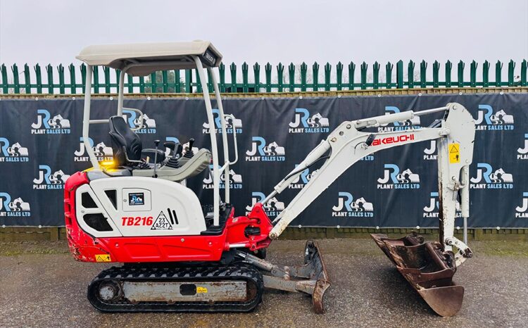 2020 Takeuchi TB216 Excavator full