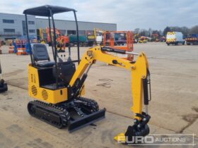 Unused 2024 JPC KV12 Micro Excavators For Auction: Leeds – 5th, 6th, 7th & 8th March 2025 @ 8:00am full