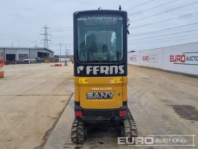 2022 Sany SY18C Mini Excavators For Auction: Leeds – 5th, 6th, 7th & 8th March 2025 @ 8:00am full