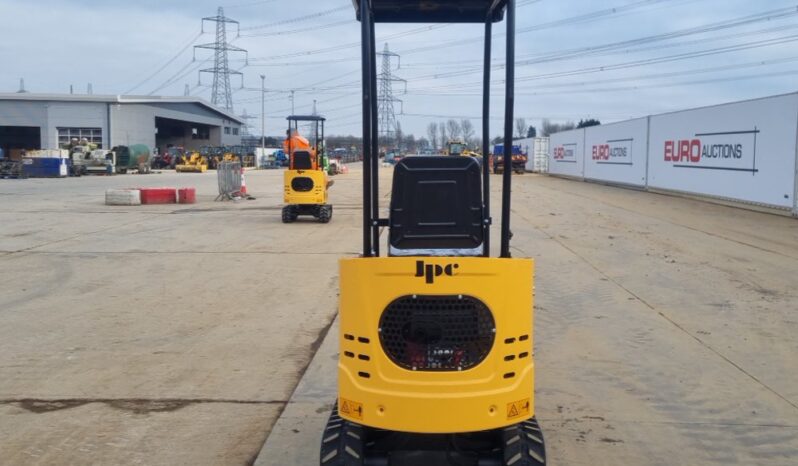 Unused 2024 JPC KV12 Micro Excavators For Auction: Leeds – 5th, 6th, 7th & 8th March 2025 @ 8:00am full