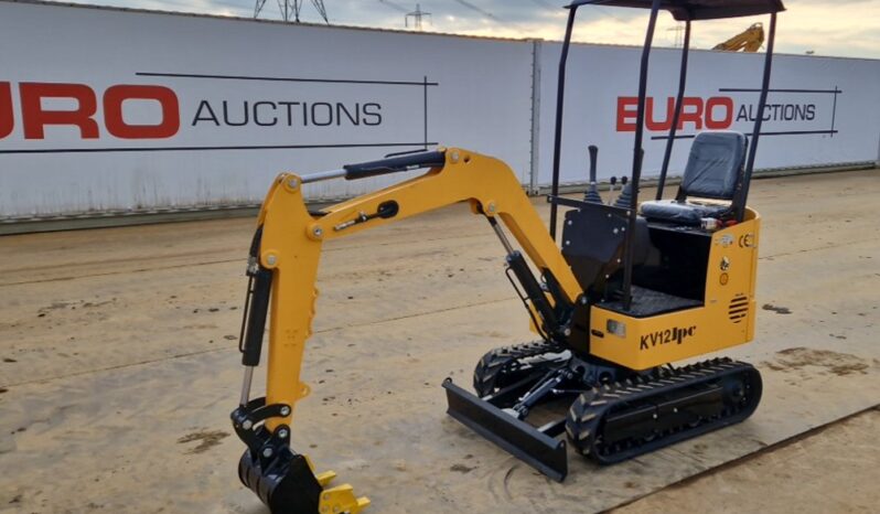 Unused 2024 JPC KV12 Micro Excavators For Auction: Leeds – 5th, 6th, 7th & 8th March 2025 @ 8:00am