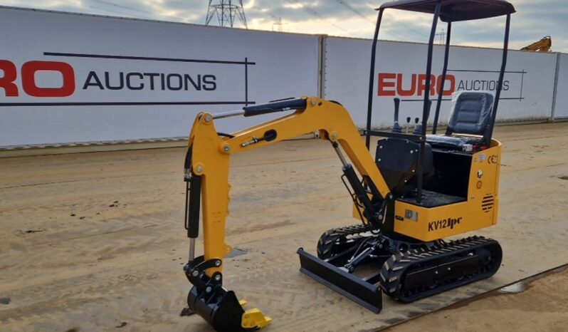 Unused 2024 JPC KV12 Micro Excavators For Auction: Leeds – 5th, 6th, 7th & 8th March 2025 @ 8:00am