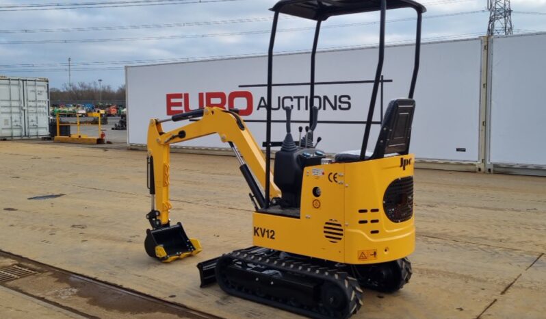 Unused 2024 JPC KV12 Micro Excavators For Auction: Leeds – 5th, 6th, 7th & 8th March 2025 @ 8:00am full