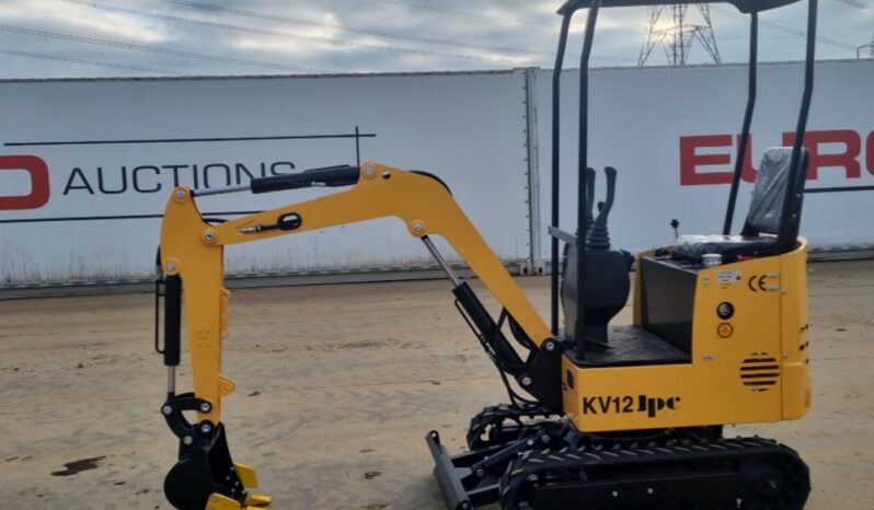 Unused 2024 JPC KV12 Micro Excavators For Auction: Leeds – 5th, 6th, 7th & 8th March 2025 @ 8:00am full