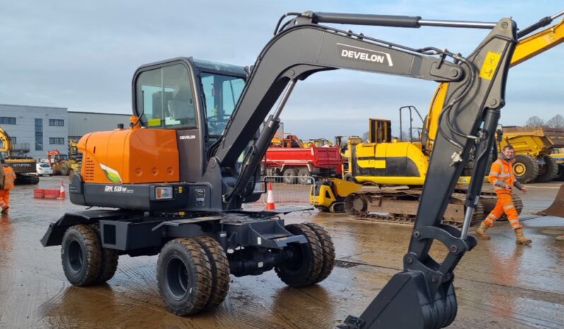 Unused 2024 Develon DX60WN ECO-1 Wheeled Excavators For Auction: Leeds – 5th, 6th, 7th & 8th March 2025 @ 8:00am full