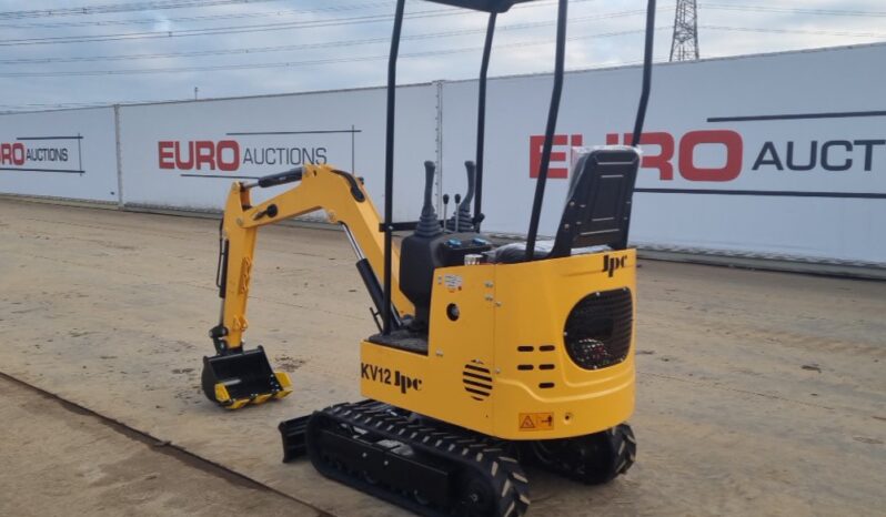 Unused 2024 JPC KV12 Micro Excavators For Auction: Leeds – 5th, 6th, 7th & 8th March 2025 @ 8:00am full