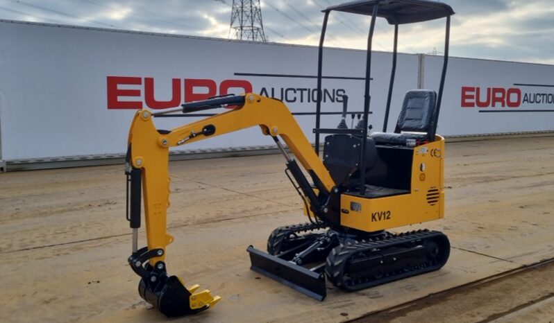 Unused 2024 JPC KV12 Micro Excavators For Auction: Leeds – 5th, 6th, 7th & 8th March 2025 @ 8:00am