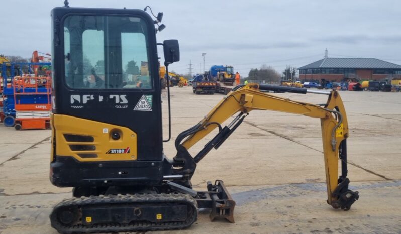 2022 Sany SY18C Mini Excavators For Auction: Leeds – 5th, 6th, 7th & 8th March 2025 @ 8:00am full