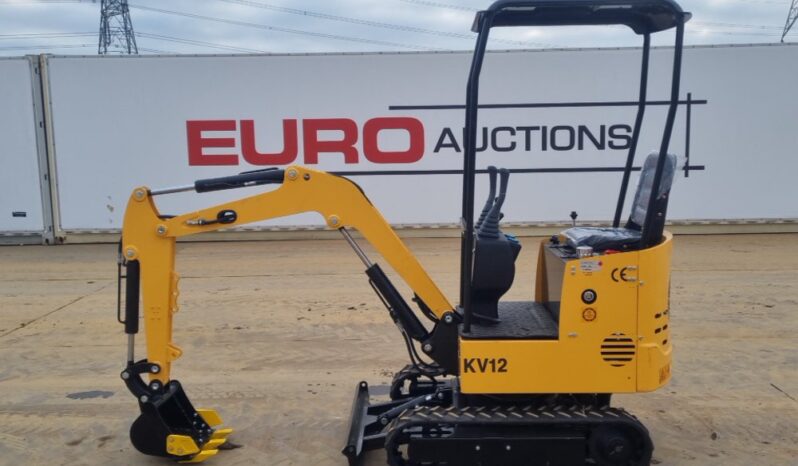 Unused 2024 JPC KV12 Micro Excavators For Auction: Leeds – 5th, 6th, 7th & 8th March 2025 @ 8:00am full