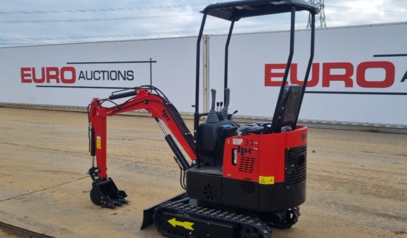 Unused 2024 JPC HT12 Micro Excavators For Auction: Leeds – 5th, 6th, 7th & 8th March 2025 @ 8:00am full