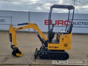 Unused 2024 JPC KV12 Micro Excavators For Auction: Leeds – 5th, 6th, 7th & 8th March 2025 @ 8:00am full