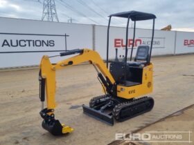 Unused 2024 JPC KV12 Micro Excavators For Auction: Leeds – 5th, 6th, 7th & 8th March 2025 @ 8:00am