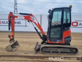 2016 Kubota U27-4 Mini Excavators For Auction: Leeds – 5th, 6th, 7th & 8th March 2025 @ 8:00am full