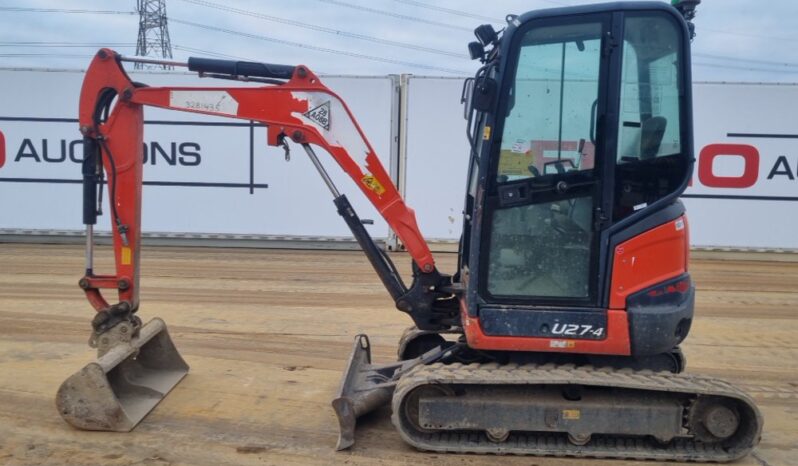 2016 Kubota U27-4 Mini Excavators For Auction: Leeds – 5th, 6th, 7th & 8th March 2025 @ 8:00am full