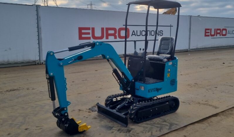 Unused 2024 JPC KV12 Micro Excavators For Auction: Leeds – 5th, 6th, 7th & 8th March 2025 @ 8:00am