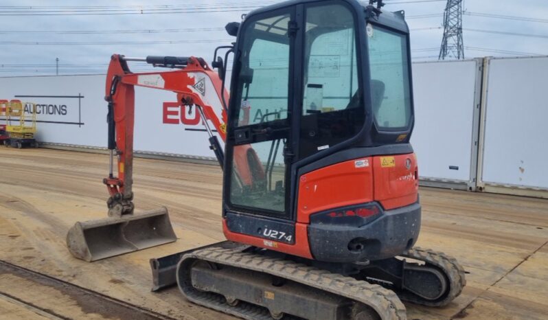 2016 Kubota U27-4 Mini Excavators For Auction: Leeds – 5th, 6th, 7th & 8th March 2025 @ 8:00am full