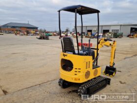 Unused 2024 JPC KV12 Micro Excavators For Auction: Leeds – 5th, 6th, 7th & 8th March 2025 @ 8:00am full