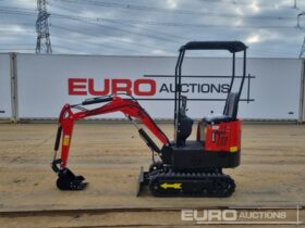 Unused 2024 JPC HT12 Micro Excavators For Auction: Leeds – 5th, 6th, 7th & 8th March 2025 @ 8:00am full