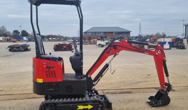 Unused 2024 JPC HT12 Micro Excavators For Auction: Leeds – 5th, 6th, 7th & 8th March 2025 @ 8:00am full