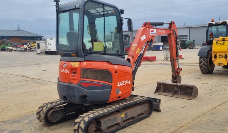 2015 Kubota U27-4 Mini Excavators For Auction: Leeds – 5th, 6th, 7th & 8th March 2025 @ 8:00am full