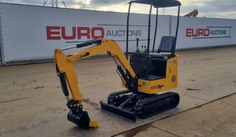 Unused 2024 JPC KV12 Micro Excavators For Auction: Leeds – 5th, 6th, 7th & 8th March 2025 @ 8:00am