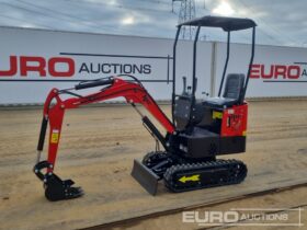 Unused 2024 JPC HT12 Micro Excavators For Auction: Leeds – 5th, 6th, 7th & 8th March 2025 @ 8:00am